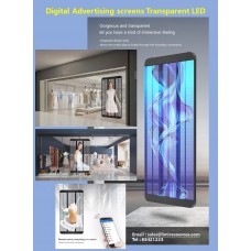 Digital Advertising screens Transparent LED
